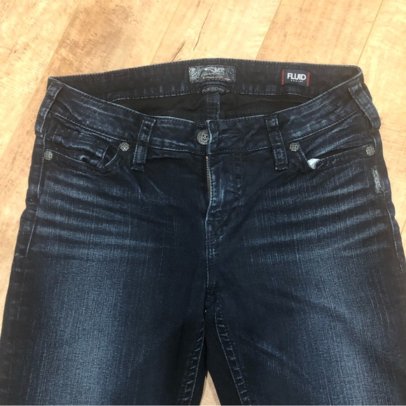 Silver Jeans TUESDAY MID CAPRI 31X23 - Picture 2 of 9